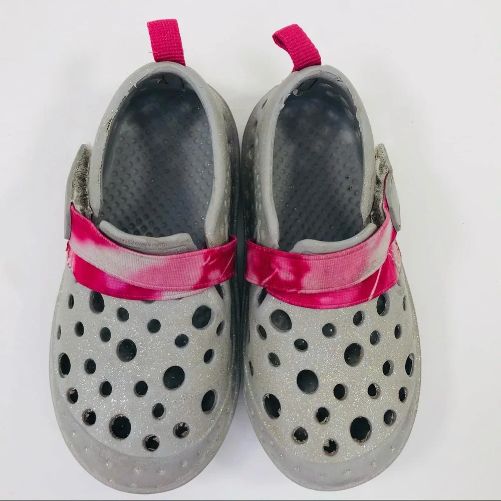 Western Chief Eva Glitter Slip-on Water Shoes 7/8T - Picture 6 of 13